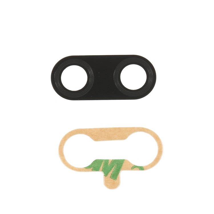 OEM Back Camera Glass Lens Cover for Huawei Honor 10 with Adhesive Sticker - Black