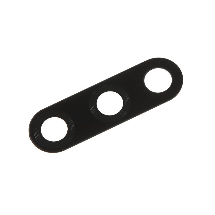 OEM for Huawei Enjoy 8/Honor 7C Back Camera Glass Lens Cover with Adhesive Sticker - Black
