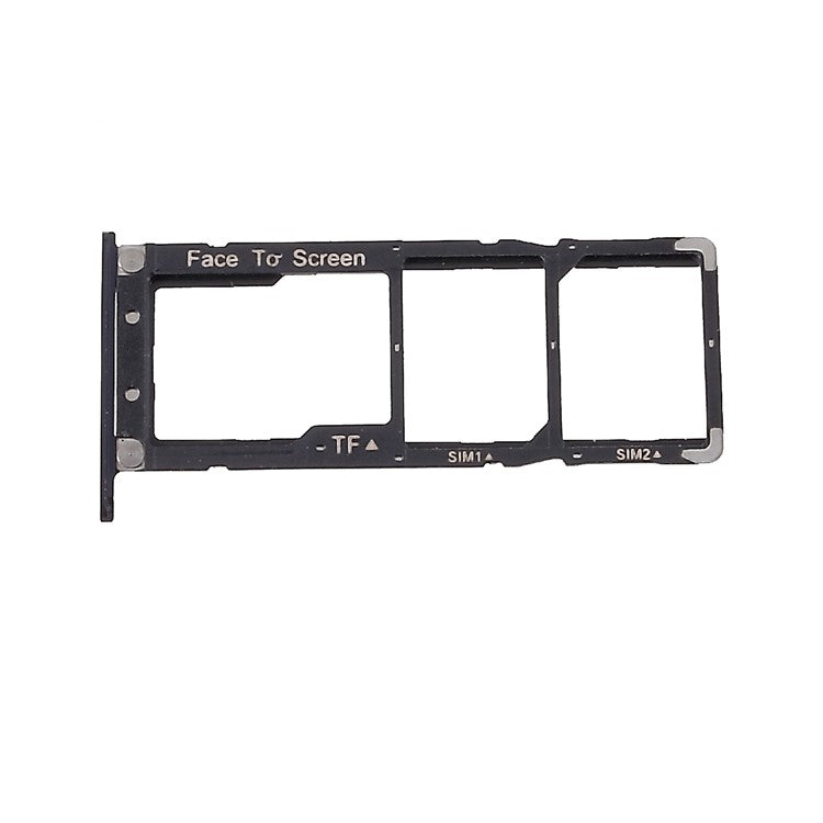 OEM Dual SIM Card + Micro SD Card Tray Holder Replacement for Asus ZenFone 4 Max (ZC554KL) - Black