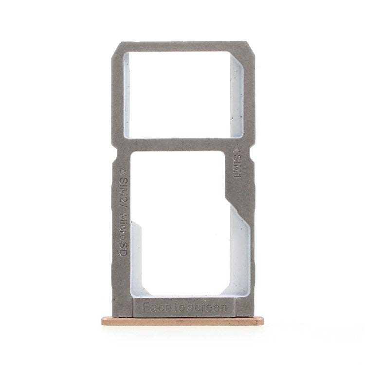 For OnePlus X Dual SIM MicroSD Card Tray Holder Slot (OEM Disassembly) - Gold Color