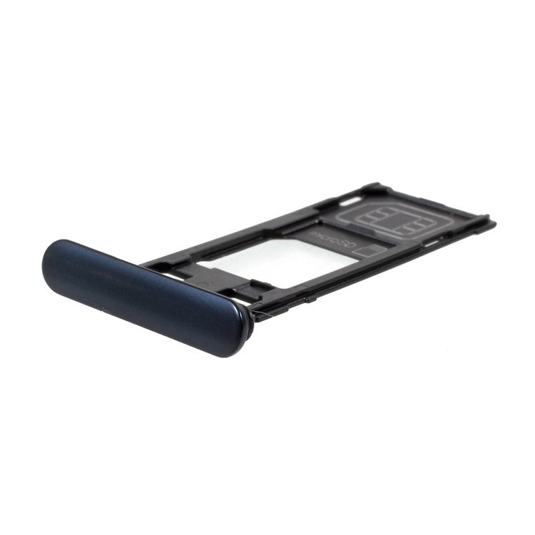 For Sony Xperia XZ OEM SIM/Micro SD Card Tray Holder Replace Part - Blue