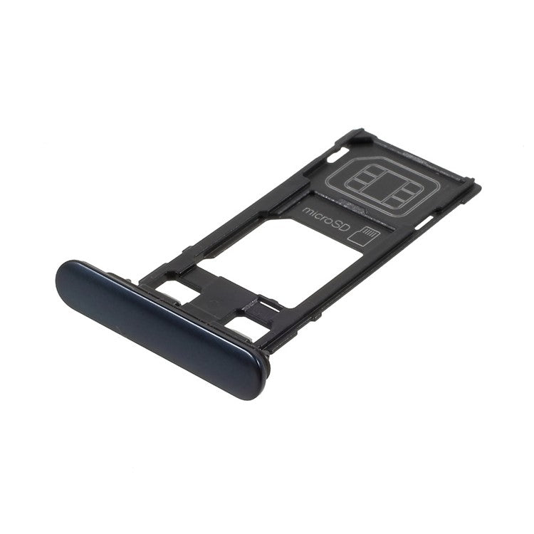 For Sony Xperia XZ OEM SIM/Micro SD Card Tray Holder Replace Part - Blue
