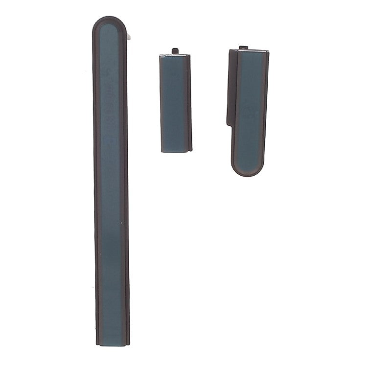 OEM SD Card Cap + USB Port Cap + Earphone Jack Dust Plug for Sony Xperia M2 Aqua US Version - Dark Blue