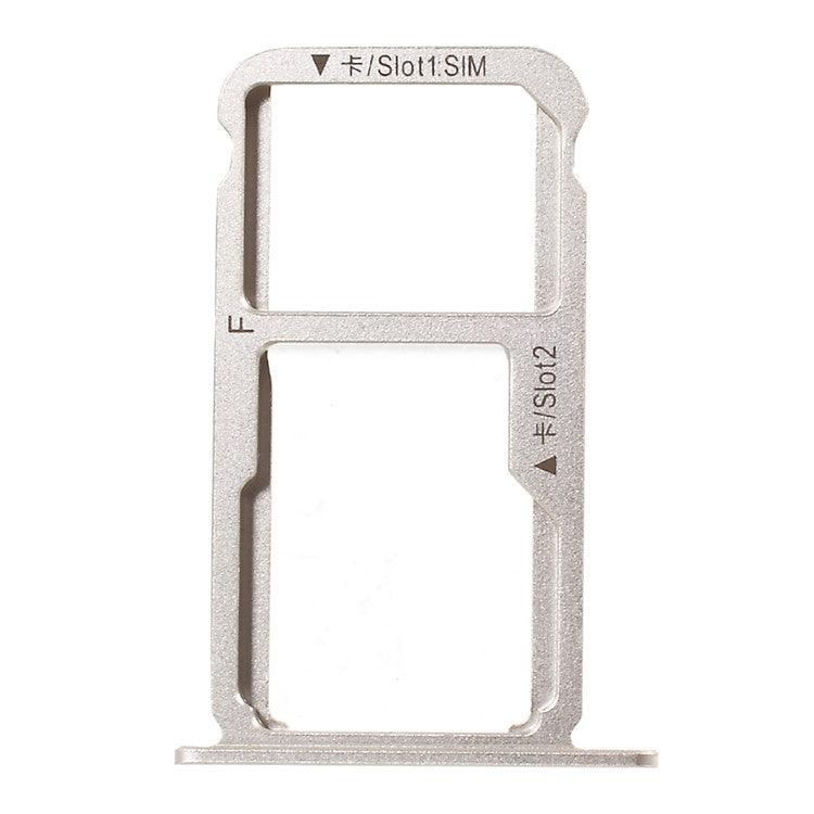 For Huawei Honor 8 Dual SIM MicroSD Card Tray Holder Slot (OEM) - Silver Color