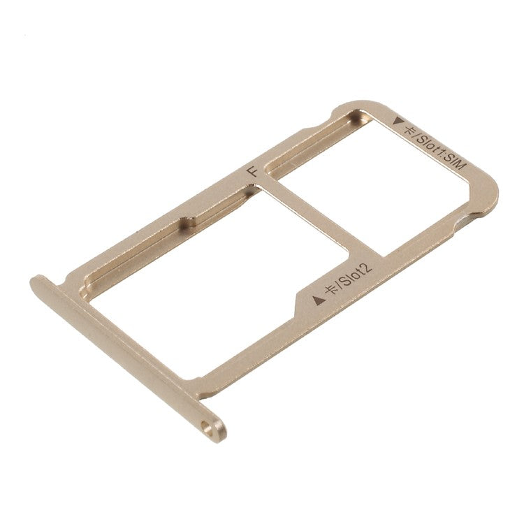SIM1 + SIM2/MicroSD Card Tray Holder OEM Replacement for Huawei Honor 8 - Gold Color