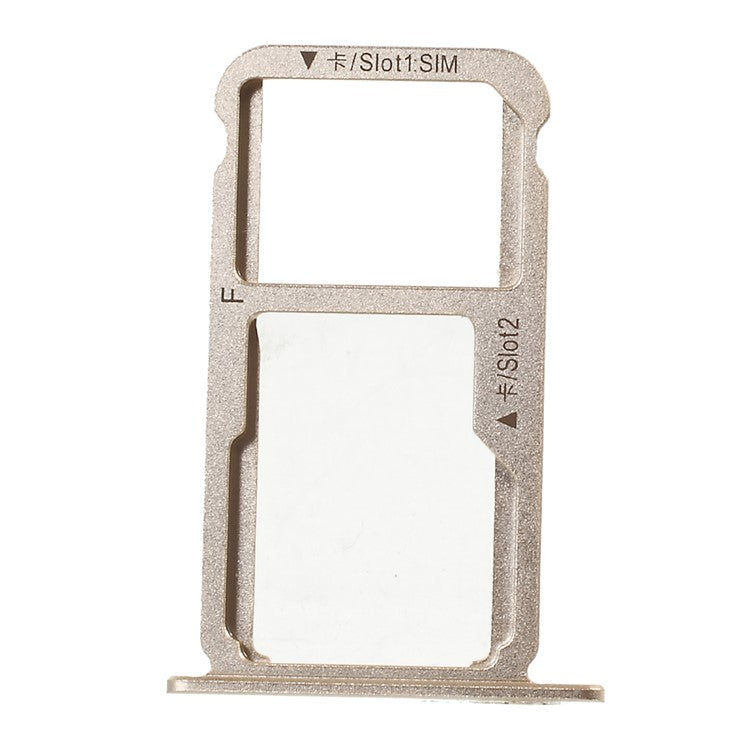 SIM1 + SIM2/MicroSD Card Tray Holder OEM Replacement for Huawei Honor 8 - Gold Color