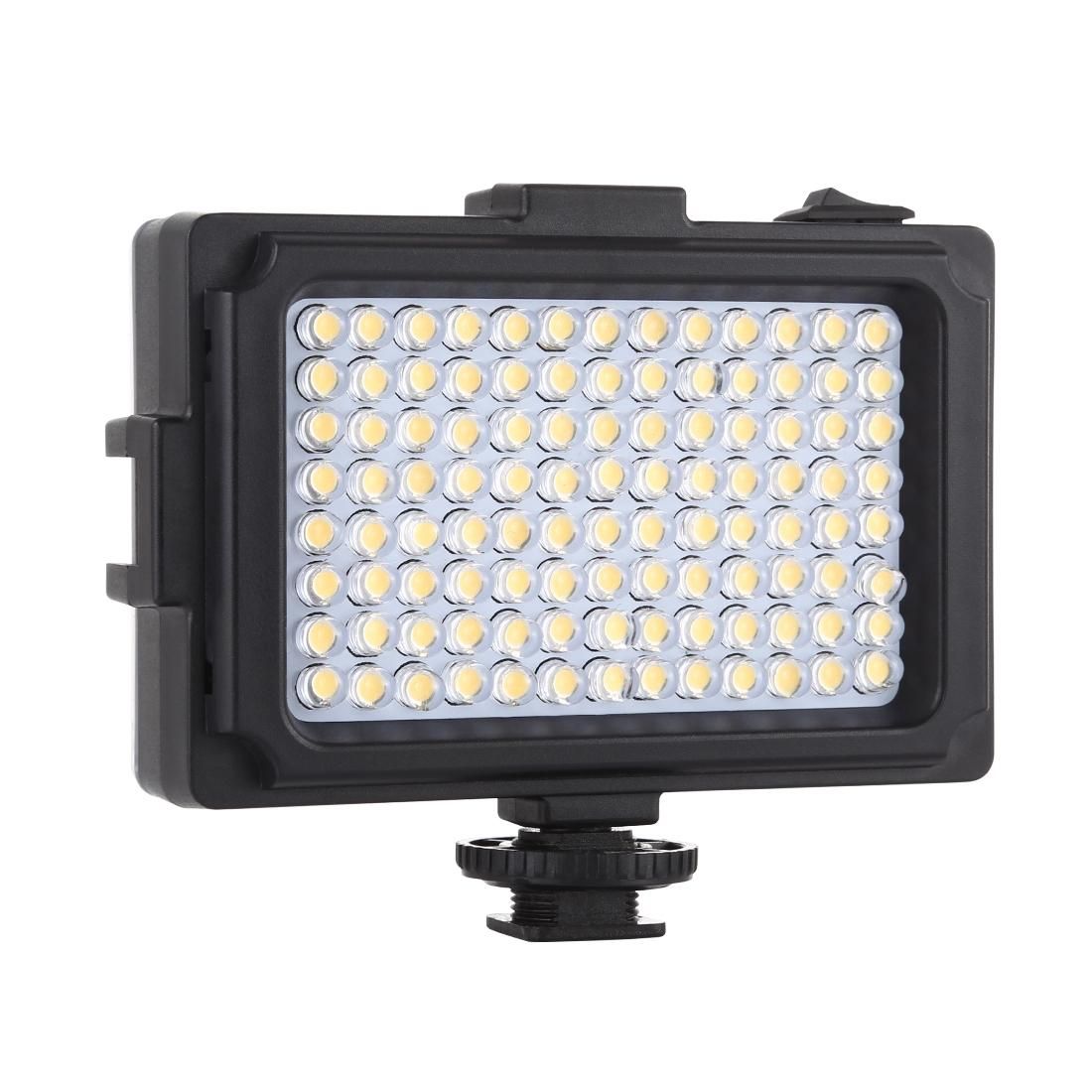 PULUZ Pocket 104 LED 1800LM Professional Vlogging Photography Video & Photo Studio Light with White and Orange Magnet Filters Light Panel for Canon, Nikon, DSLR Cameras (Style2)