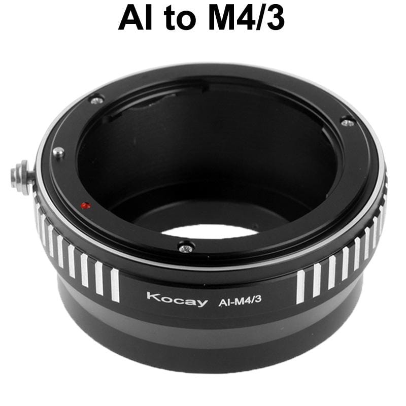 AI Lens to M4/3 Lens Mount Stepping Ring (Black)