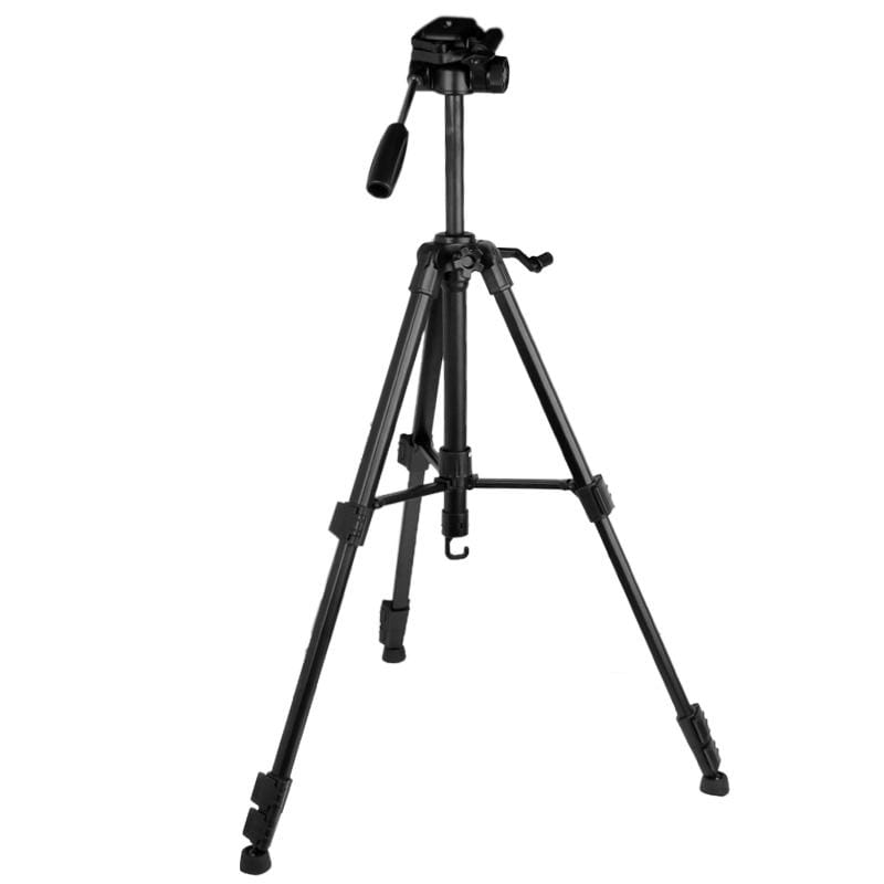 YUNTENG Camera Tripod with 3-dimensional Damping Head (Black)