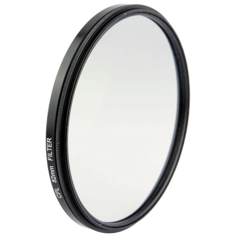 Universal Aluminum Alloy 82mm Polarizing CPL Filter for DSLR Camera Lens (Black)