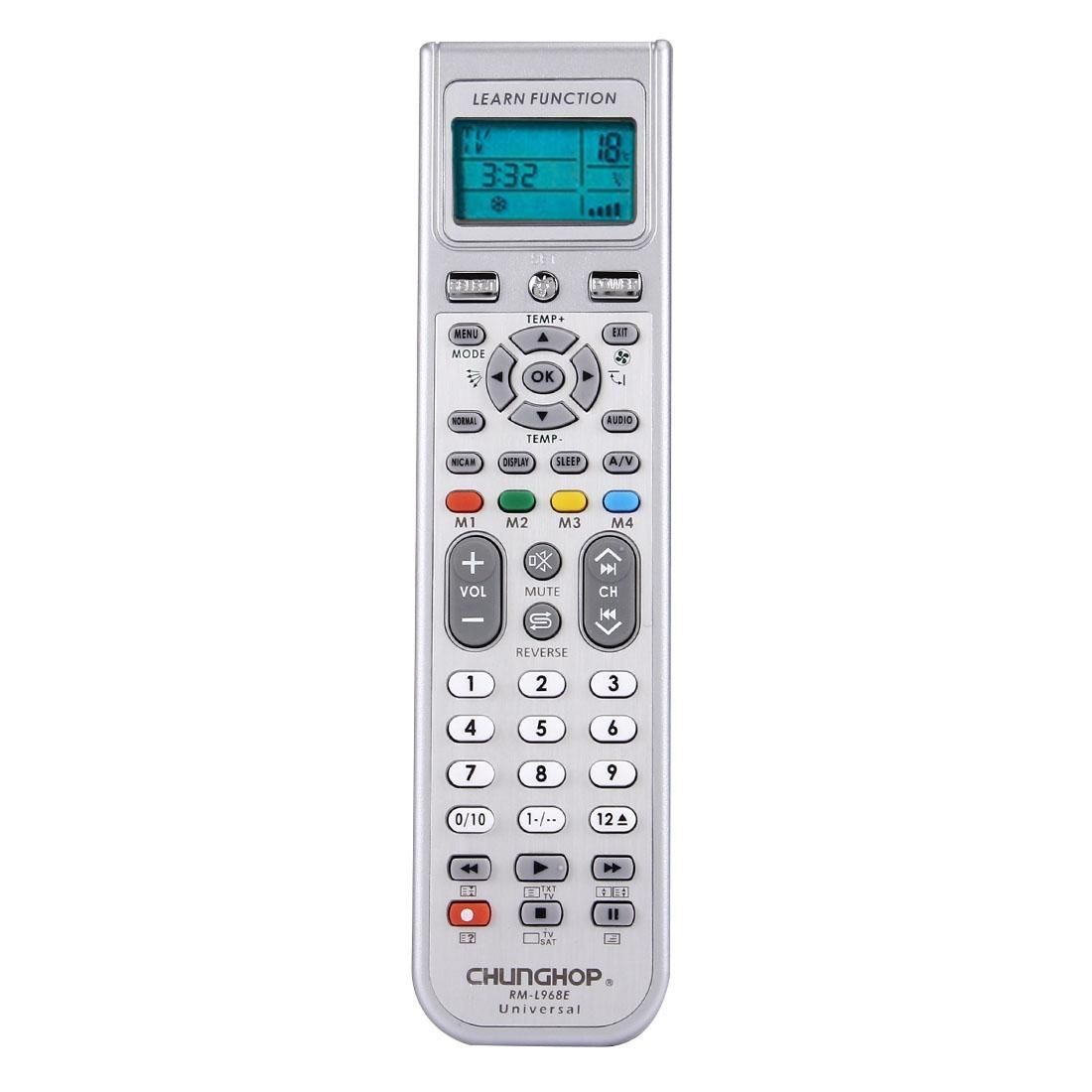 CHUNGHOP RM-L968E Universal LCD Remote Controller with Learning Function for TV VCR SAT CBL DVD CD A/C