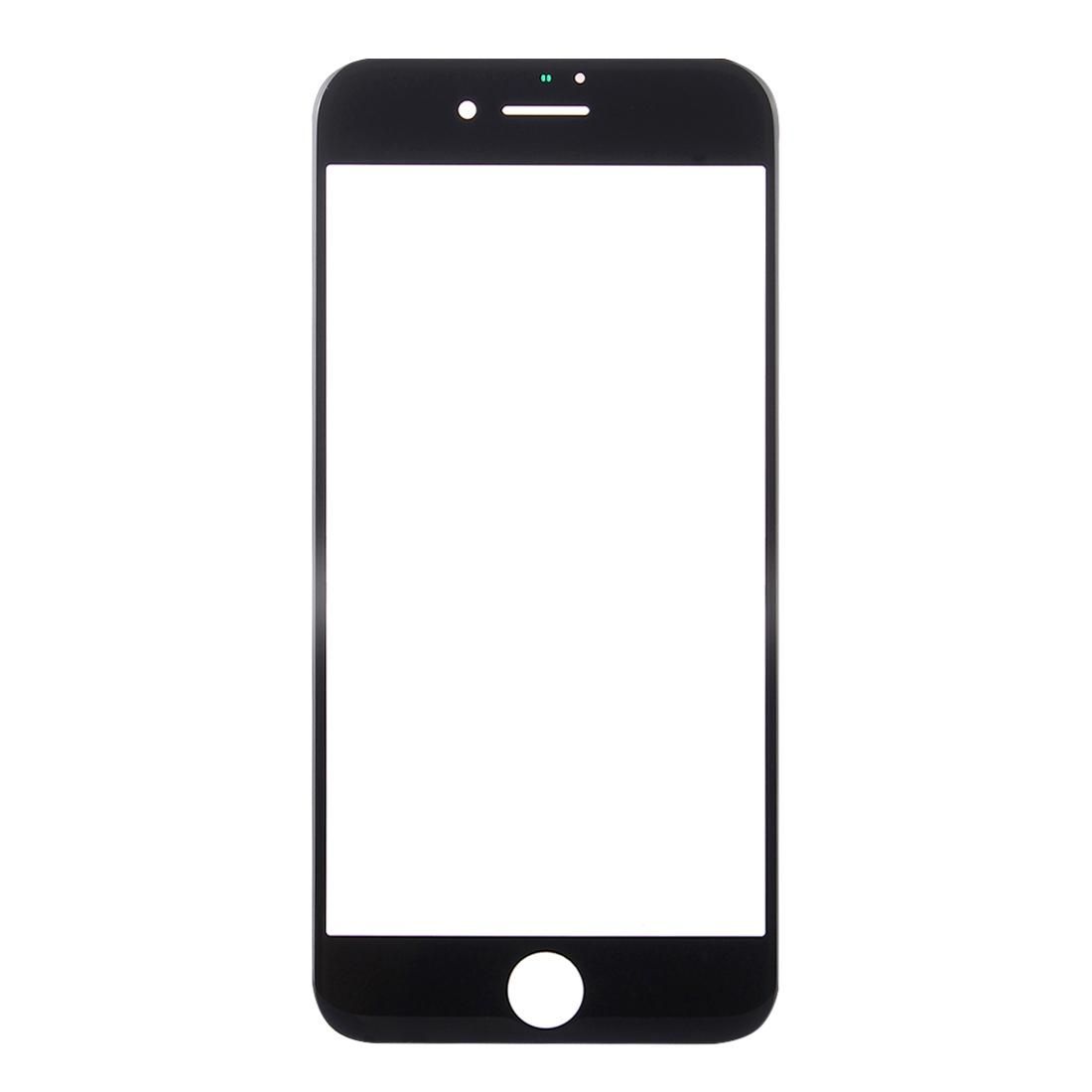 Front Screen Outer Glass Lens for iPhone 8 (Black)