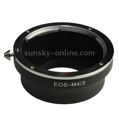 EOS-M4/3 Lens Mount Stepping Ring (Black)
