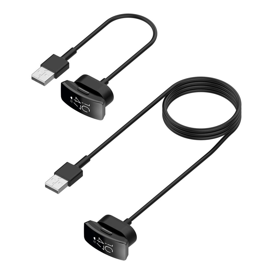 For Fitbit Inspire HR 1m Charging Cable (Black)