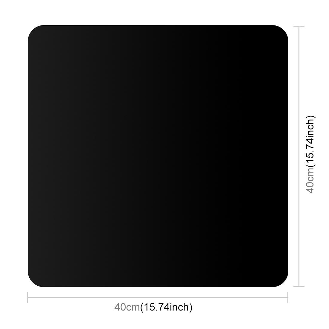 PULUZ 40cm Photography Acrylic Reflective Display Table Background Board (Black)