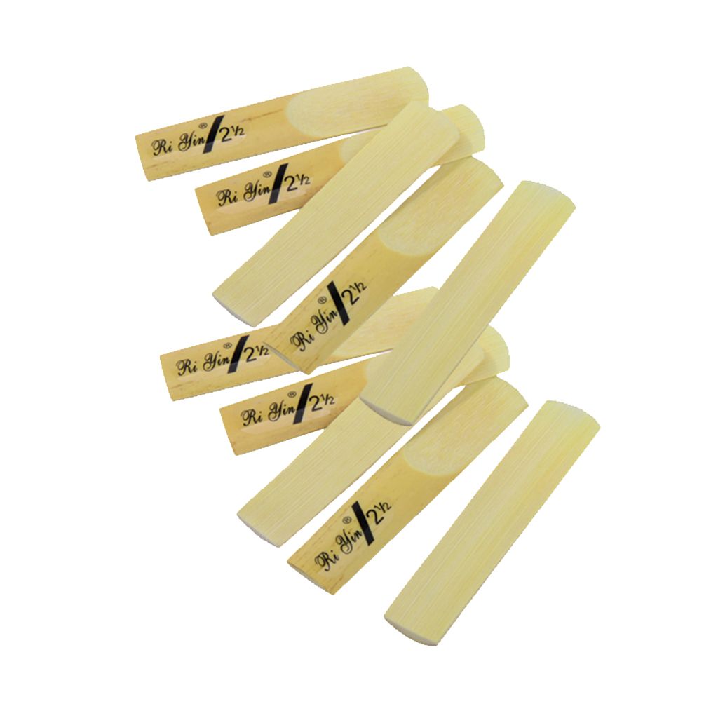 10pcs bE Saxophone Reeds Strength 2.5 Reeds