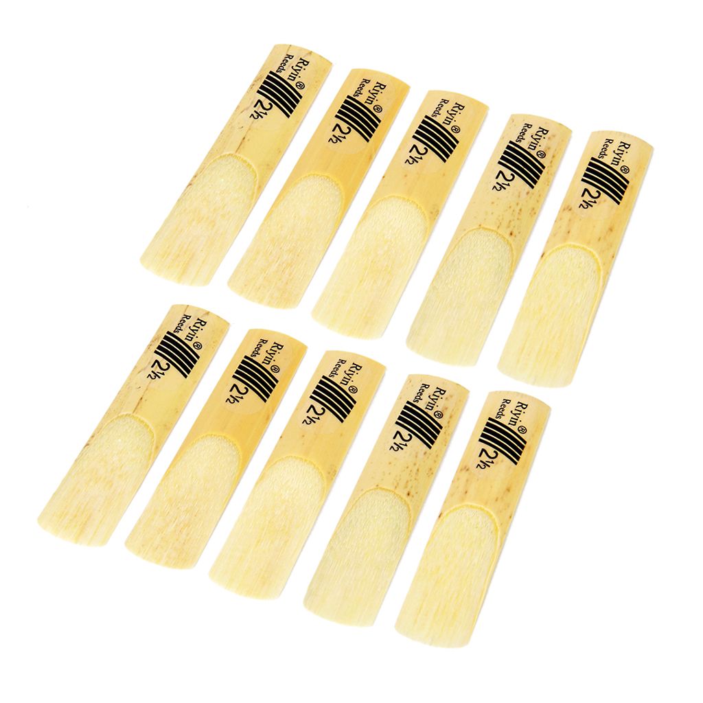 10pcs bE Saxophone Reeds Strength 2.5 Reeds