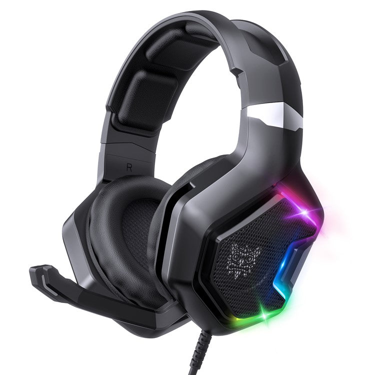 ONIKUMA K10 Pro Wired Stereo Gaming Headset Noise Cancelling Bass Sound Headphones with Mic and LED Light