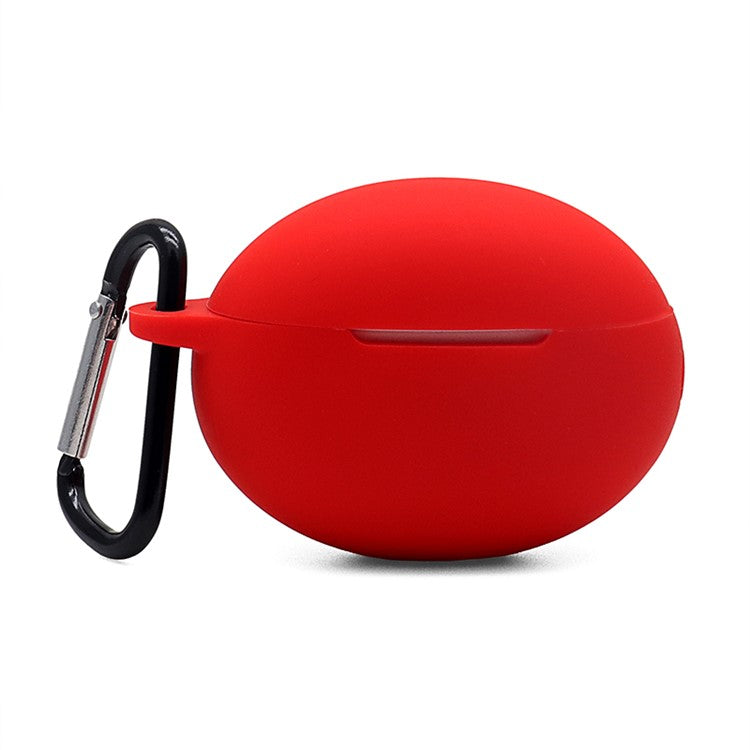 Soft Silicone Bluetooth Earphone Protective Case Dustproof Cover for Huawei FreeBuds 4i - Red