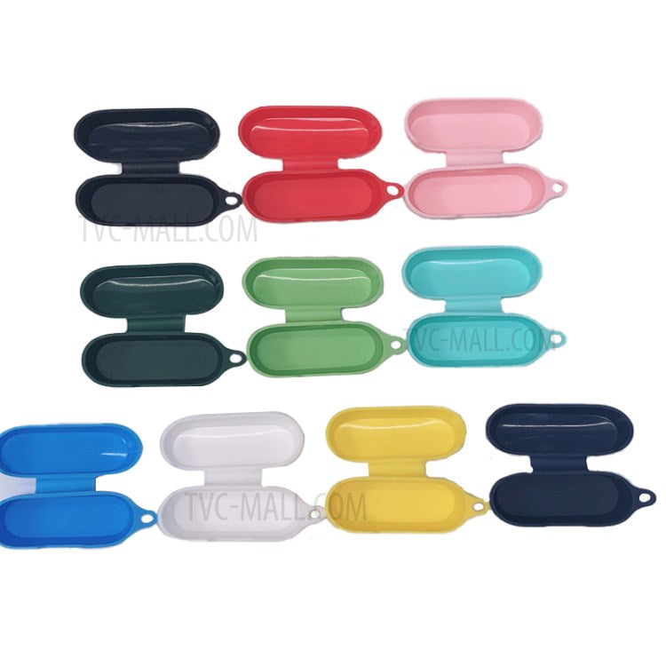 Bluetooth Earphone Silicone Protective Case Cover with Anti-lost Buckle for JBL T280TWS X - Blackish Green