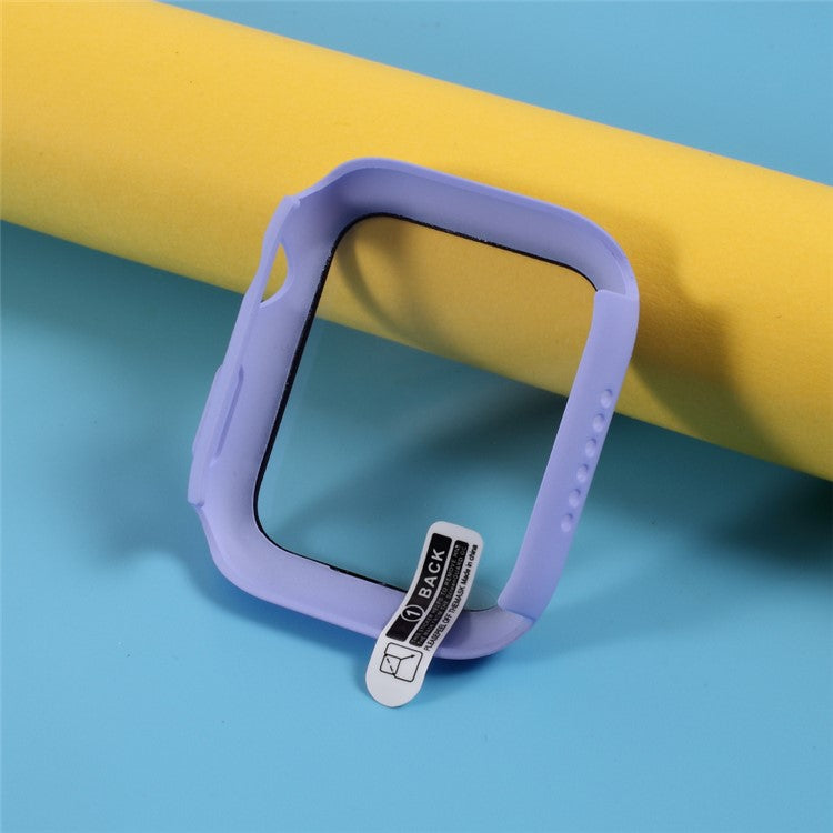 PC Case Cover with Screen Film for Apple Watch Series 3/Series 2/Series 1 38mm - Purple