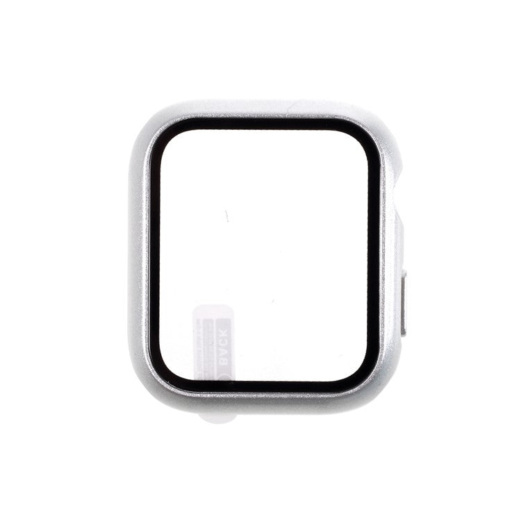 PC Case Cover with Screen Film for Apple Watch Series 3/Series 2/Series 1 38mm - Silver