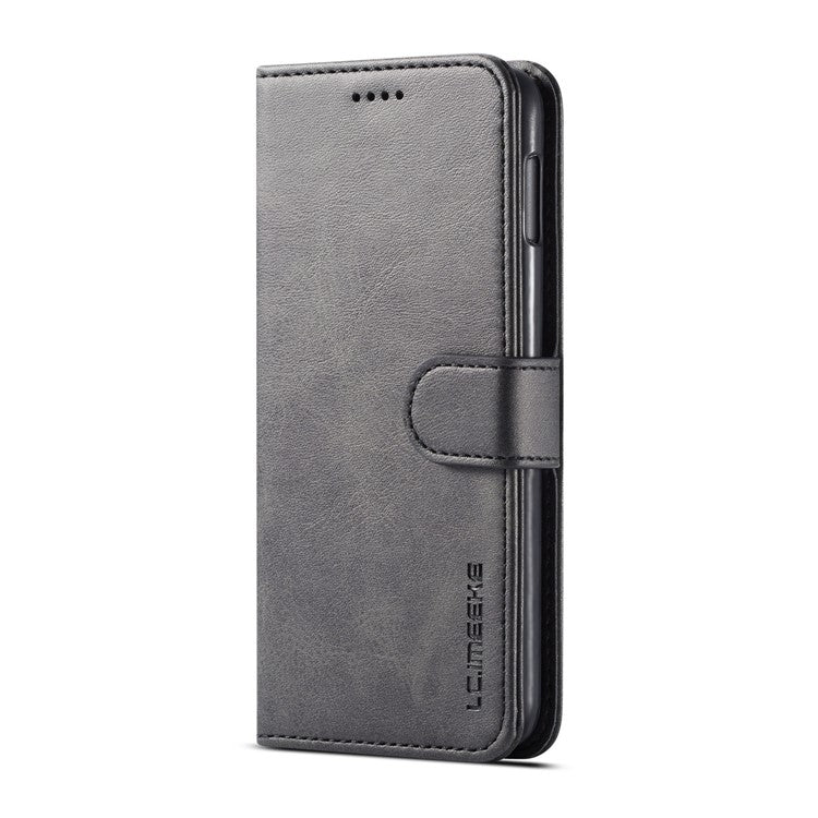 LC.IMEEKE Wallet Leather Stand Case for Samsung Galaxy S10e - Black