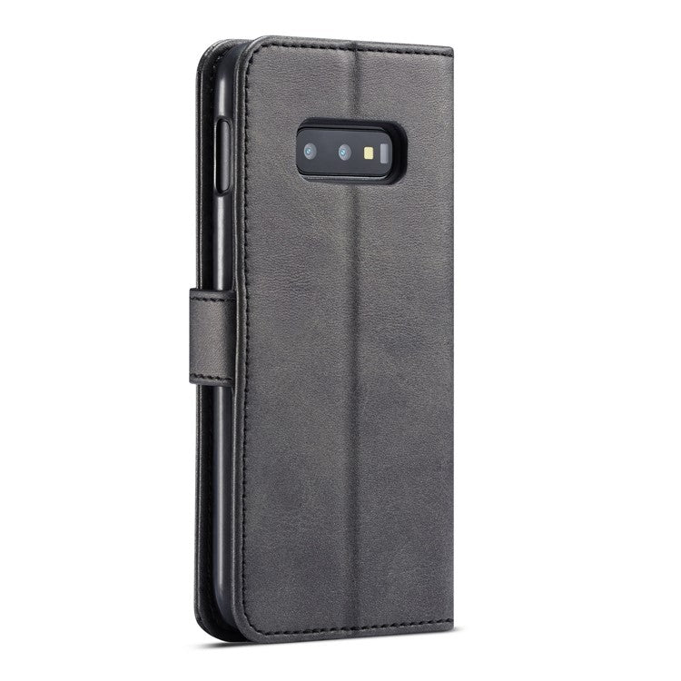 LC.IMEEKE Wallet Leather Stand Case for Samsung Galaxy S10e - Black