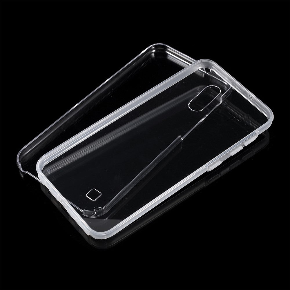 Transparent TPU+PC Detachable 2-in-1 All-wrapped Phone Case for Samsung Galaxy M10 / Galaxy A10