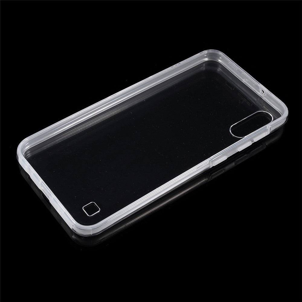 Transparent TPU+PC Detachable 2-in-1 All-wrapped Phone Case for Samsung Galaxy M10 / Galaxy A10