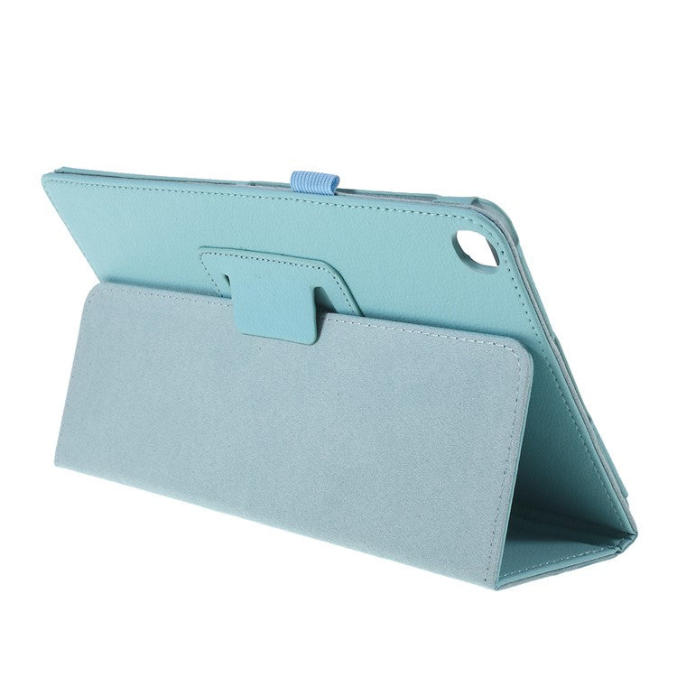 Leather Stand Tablet Protective Case for Samsung Galaxy TAB A 10.1 (2019) SM-T510/SM-T515 - Baby Blue