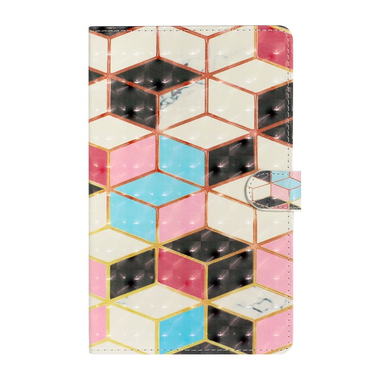 Embossment Patterned Light Spot Decor Leather Tablet Cover for Samsung Galaxy Tab A 10.1 (2019)/T510/T515 - Cube