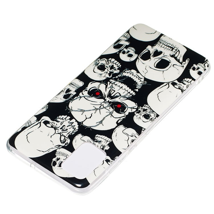Noctilucent IMD TPU Shell for Samsung Galaxy A51 - Cool Skulls