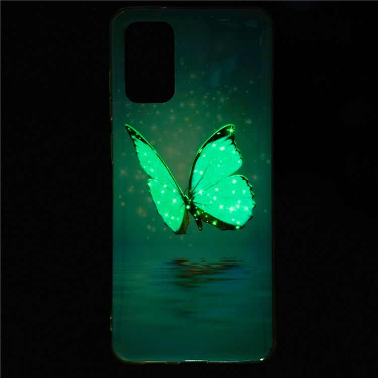 Noctilucent IMD TPU Back Case for Samsung Galaxy S20 Plus - Blue Butterfly