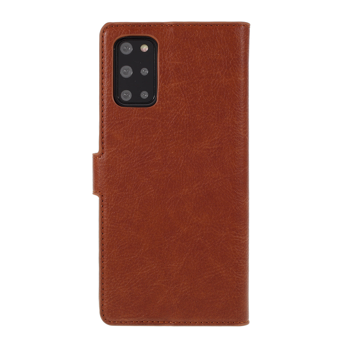 KAIYUE Magnetic Leather Stand Case for Samsung Galaxy S20 Plus - Brown