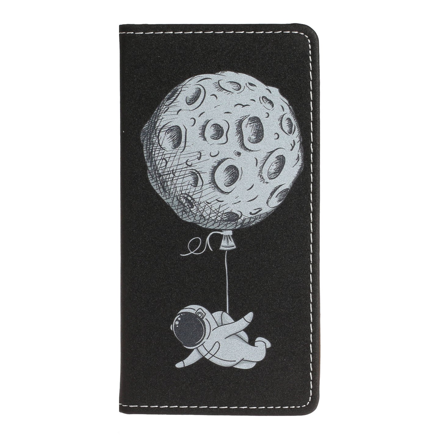 Pattern Printing Leather Cover Stand Stylish Phone Casing for Samsung Galaxy S20 4G/S20 5G - Spaceman