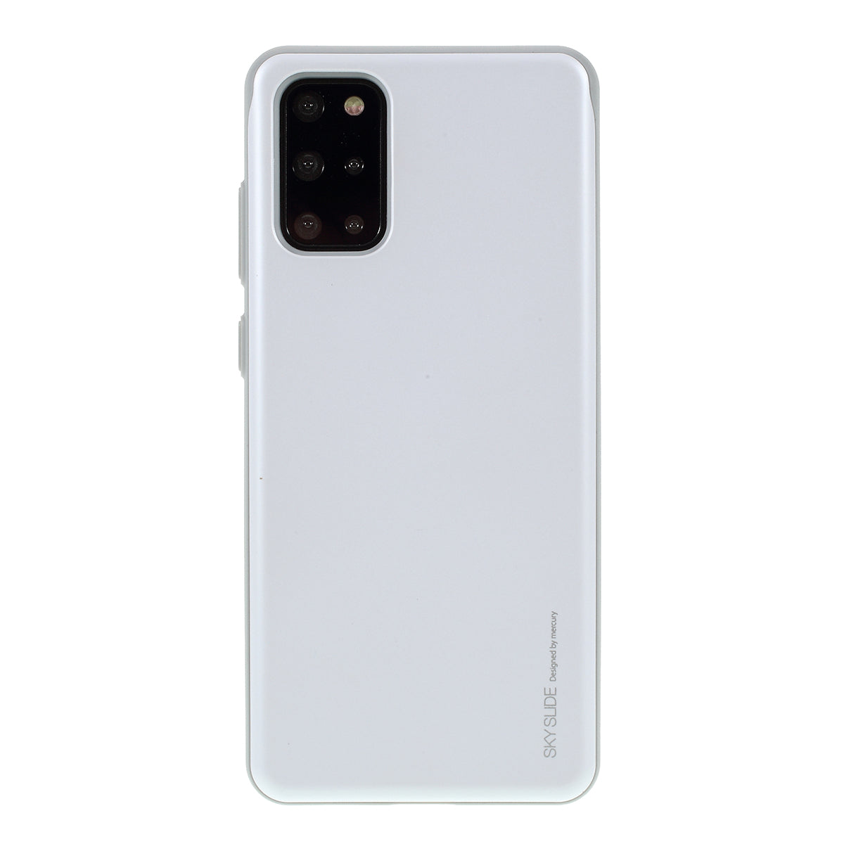 MERCURY GOOSPERY Sky Series Slide Card Slot PC TPU Phone Cover for Samsung Galaxy S20 Plus / S20 Plus 5G - Silver