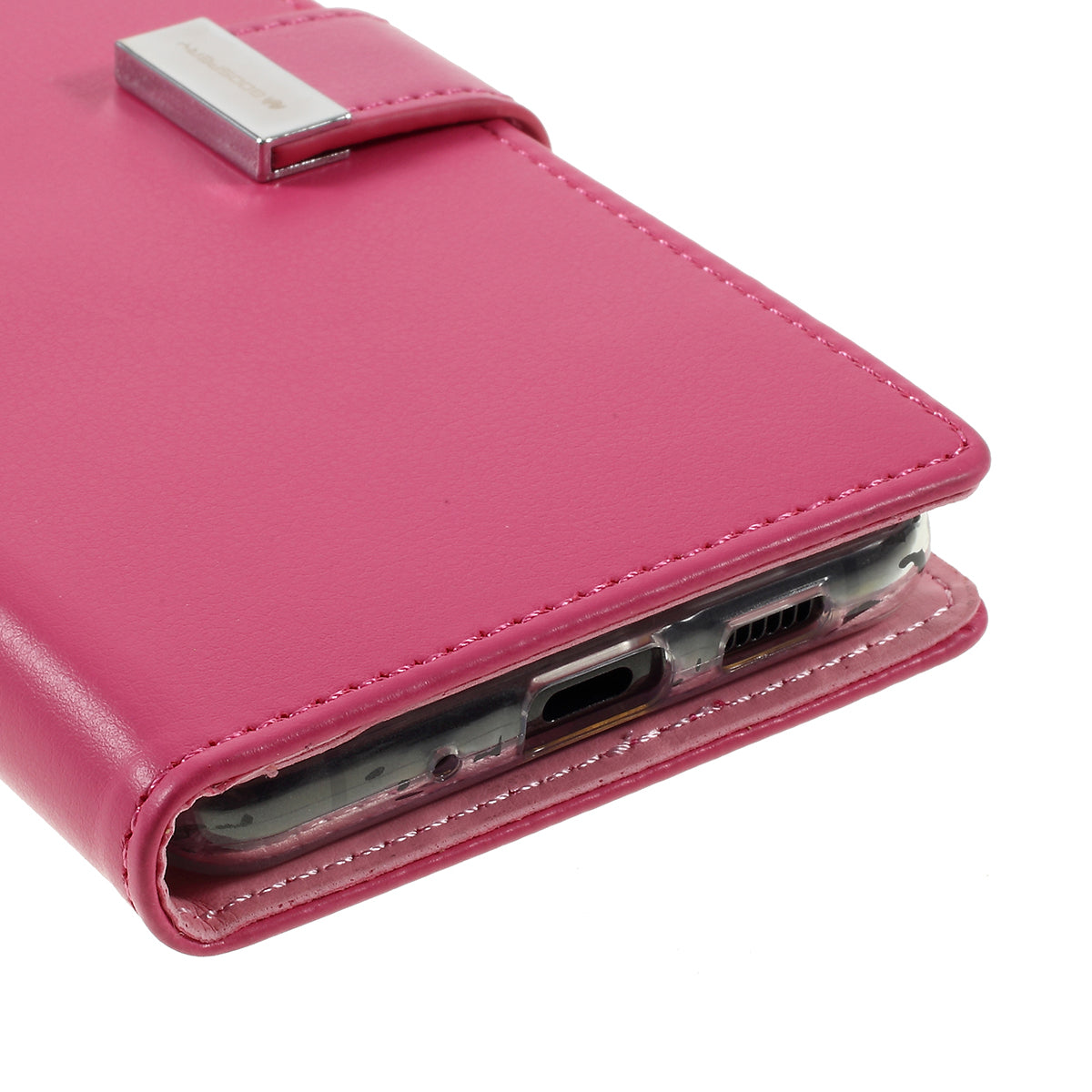 MERCURY GOOSPERY Rich Diary Leather Wallet Protection Case for Samsung Galaxy S20 Plus / S20 Plus 5G - Rose