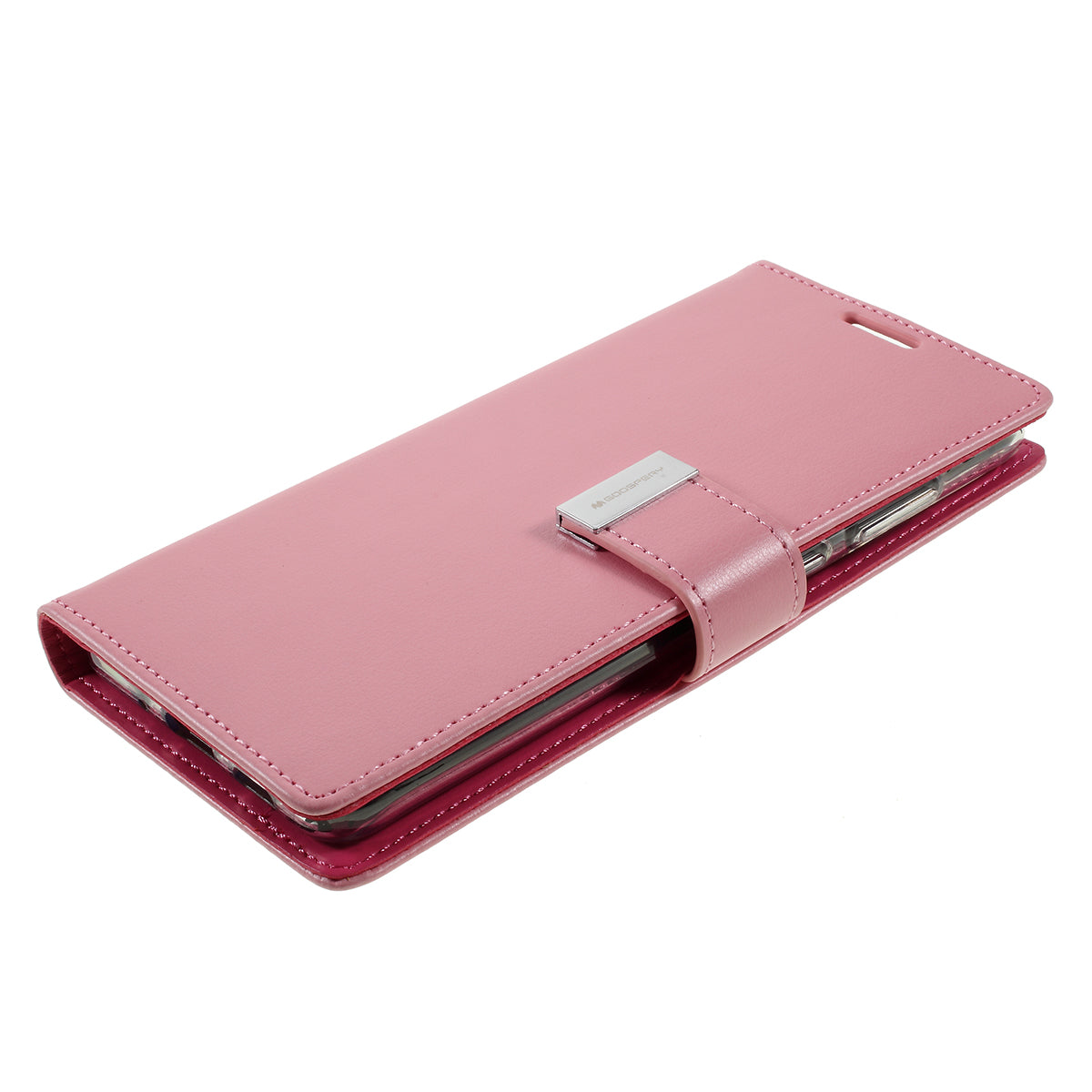 MERCURY GOOSPERY Rich Diary Leather Wallet Protection Case for Samsung Galaxy S20 Plus / S20 Plus 5G - Pink
