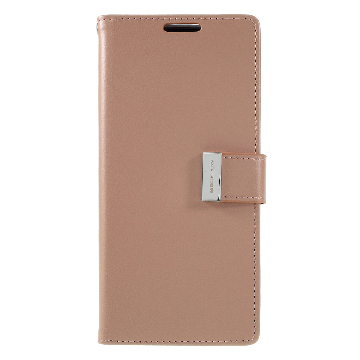 MERCURY GOOSPERY Rich Diary Leather Wallet Protection Case for Samsung Galaxy S20 Plus / S20 Plus 5G - Rose Gold