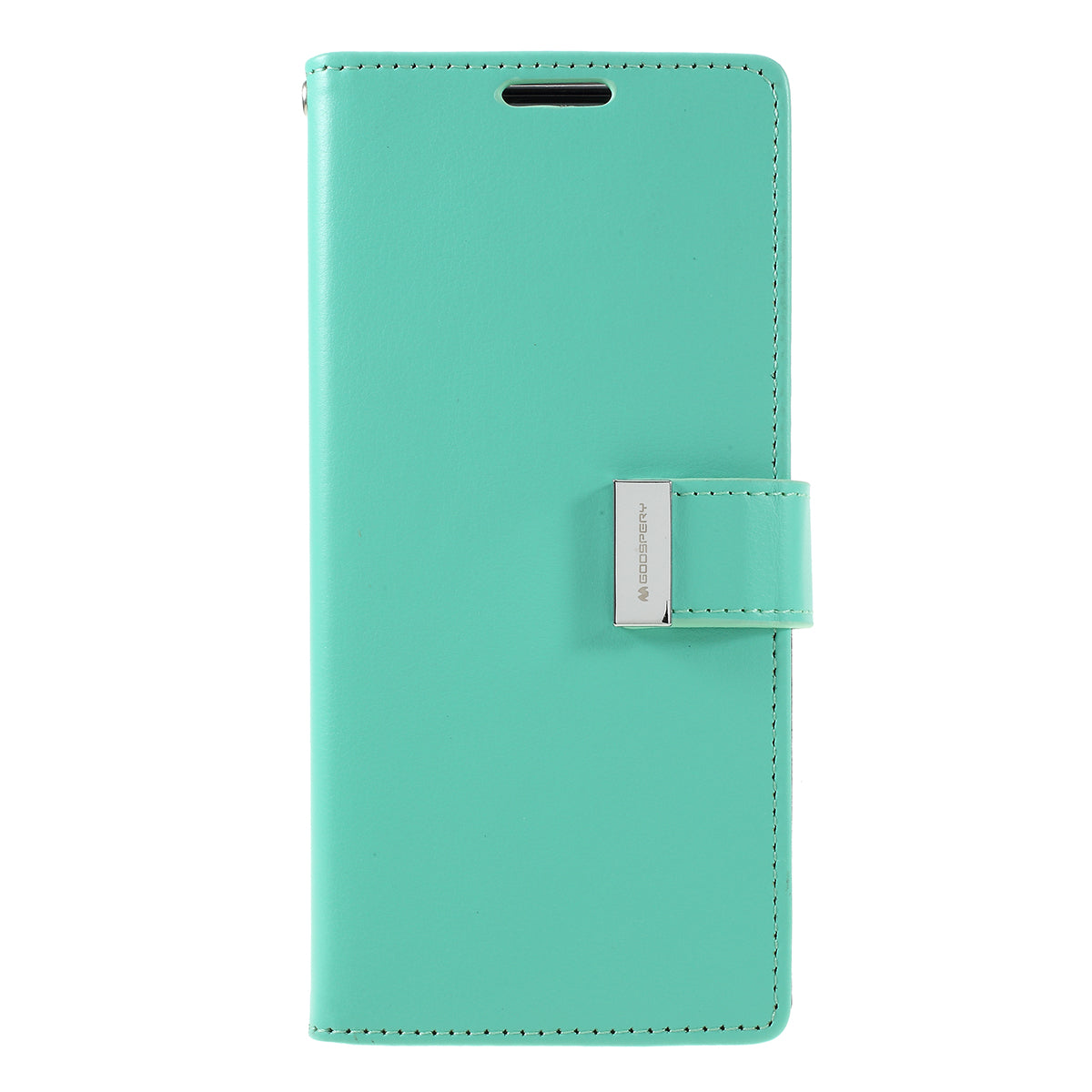 MERCURY GOOSPERY Rich Diary Leather Wallet Protection Case for Samsung Galaxy S20 Plus / S20 Plus 5G - Cyan