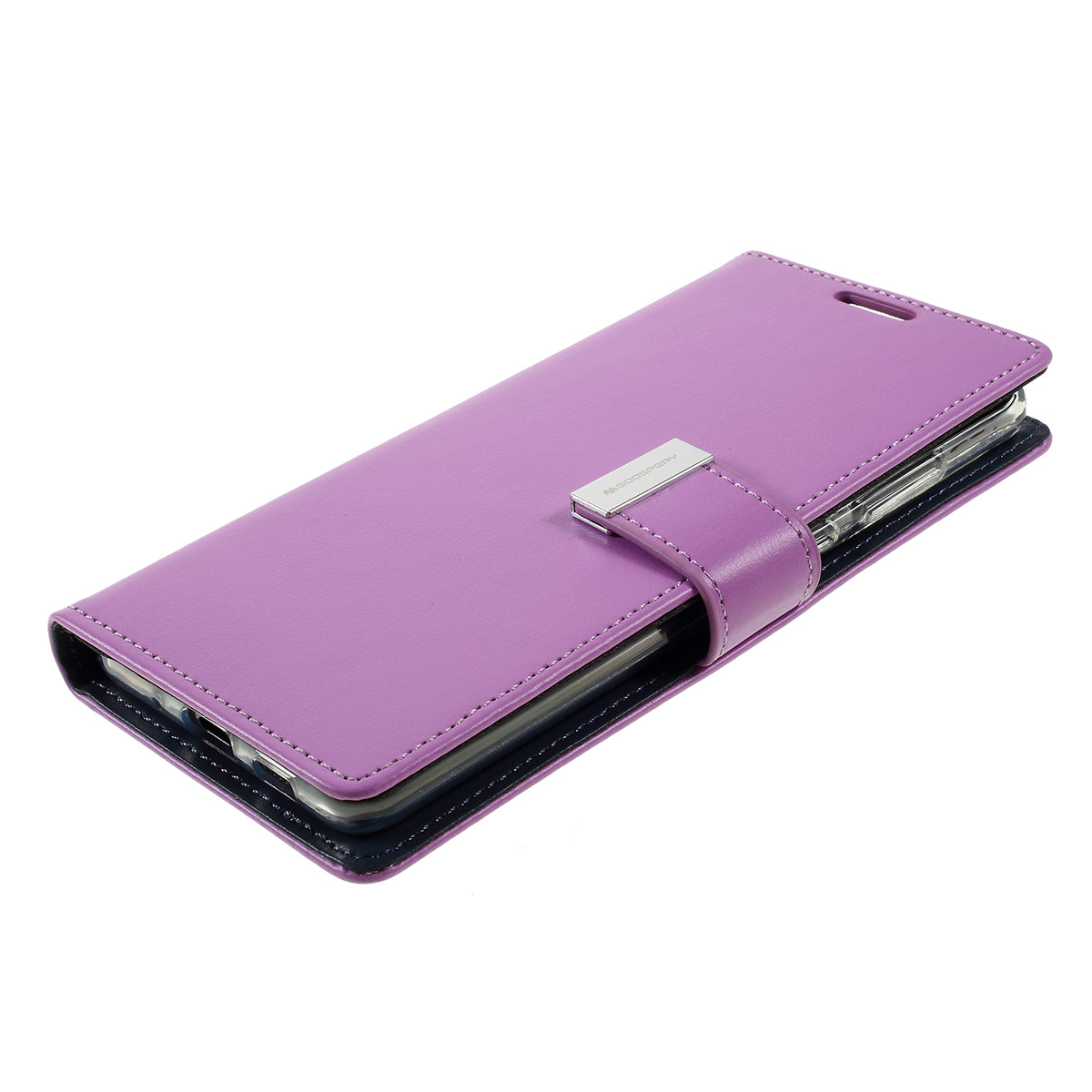 MERCURY GOOSPERY Rich Diary Leather Wallet Protection Case for Samsung Galaxy S20 Plus / S20 Plus 5G - Purple
