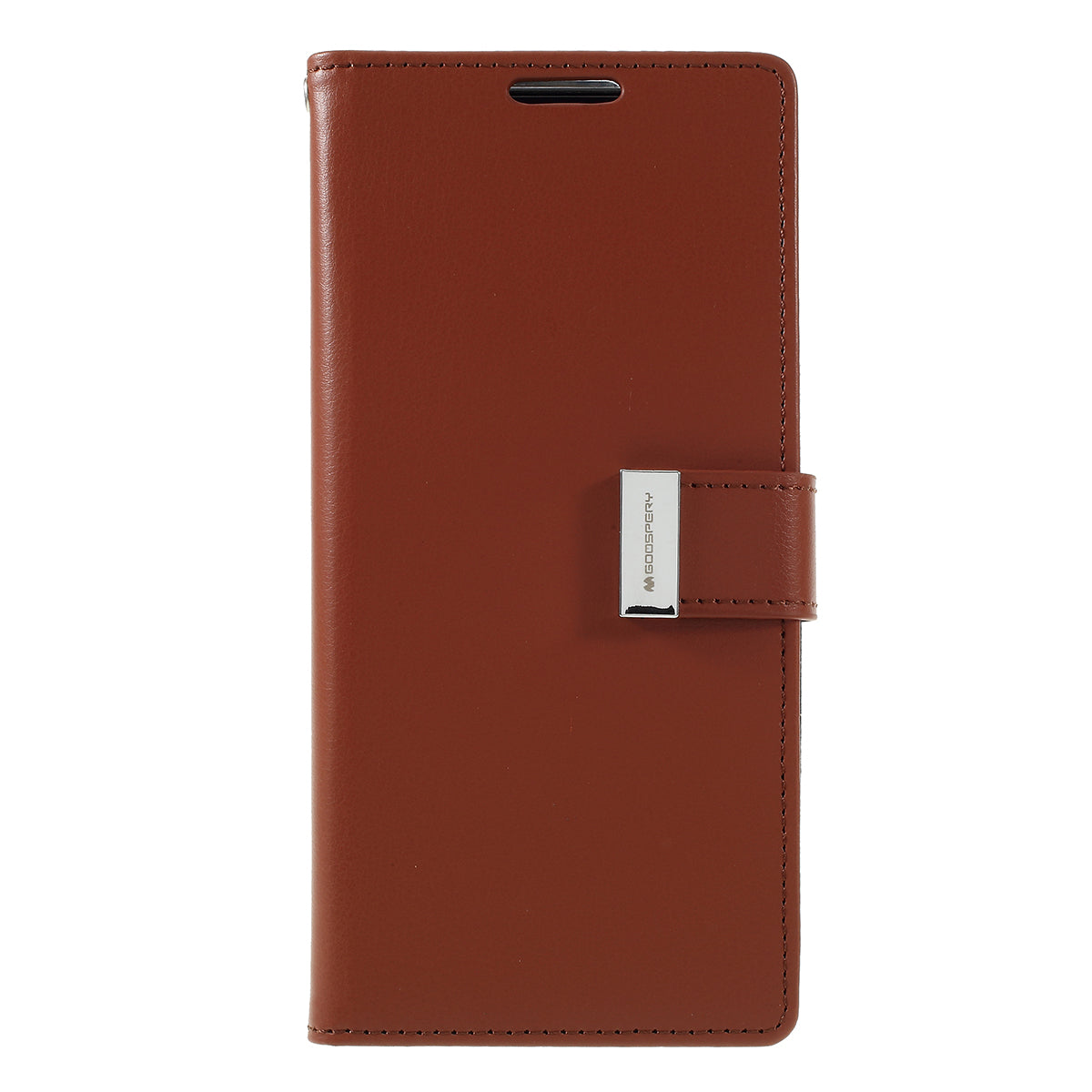 MERCURY GOOSPERY Rich Diary Leather Wallet Protection Case for Samsung Galaxy S20 Plus / S20 Plus 5G - Brown