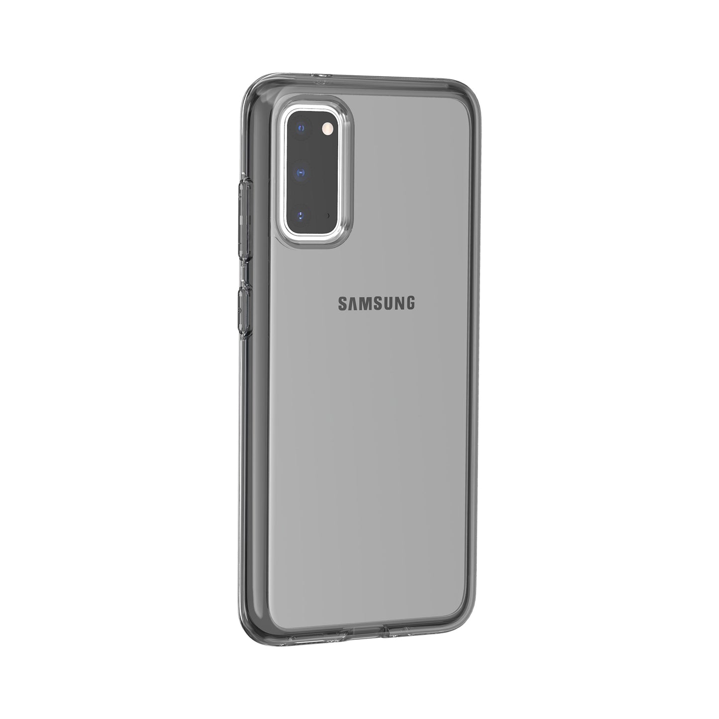Transparent PC + TPU Case for Samsung Galaxy S20 4G/S20 5G - Black