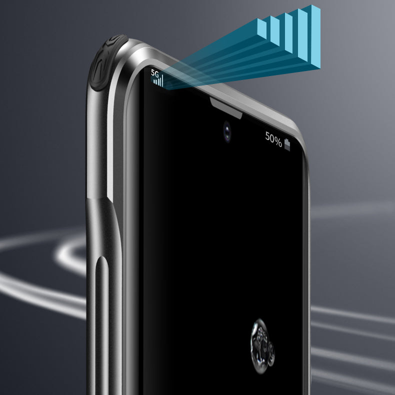 Le-Lock Series Shockproof Buckle Metal Frame Cover for Samsung Galaxy S20 Plus / S20 Plus 5G - Black