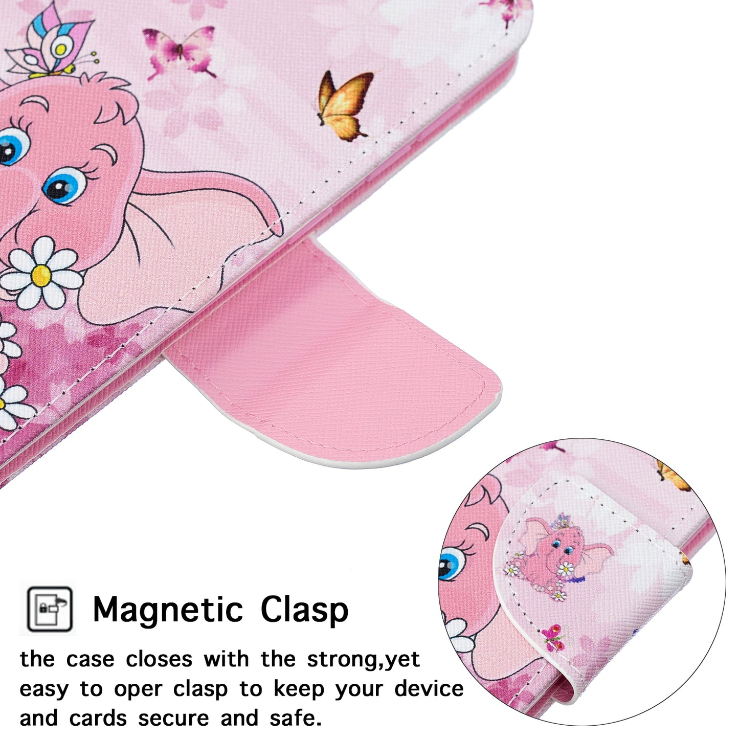 Cross Texture Pattern Printing Leather Wallet Phone Casing for Samsung Galaxy S20 Plus - Elephant