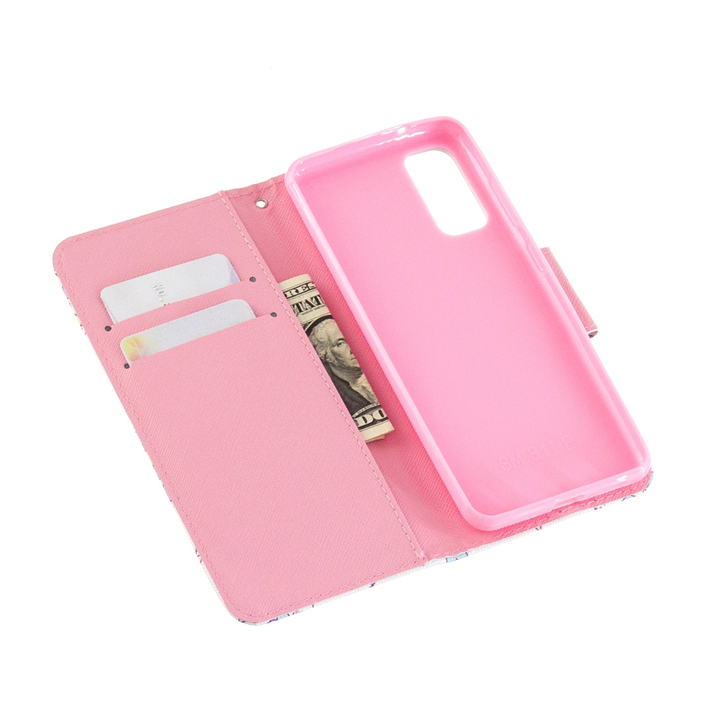 Pattern Printing Cross Texture Wallet Leather Stand Case for Samsung Galaxy S20 4G/S20 5G - Happy Cat