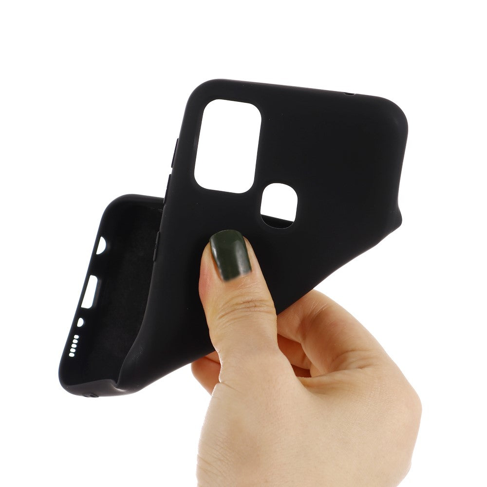 Liquid Silicone Shell Case for Samsung Galaxy M31 - Black