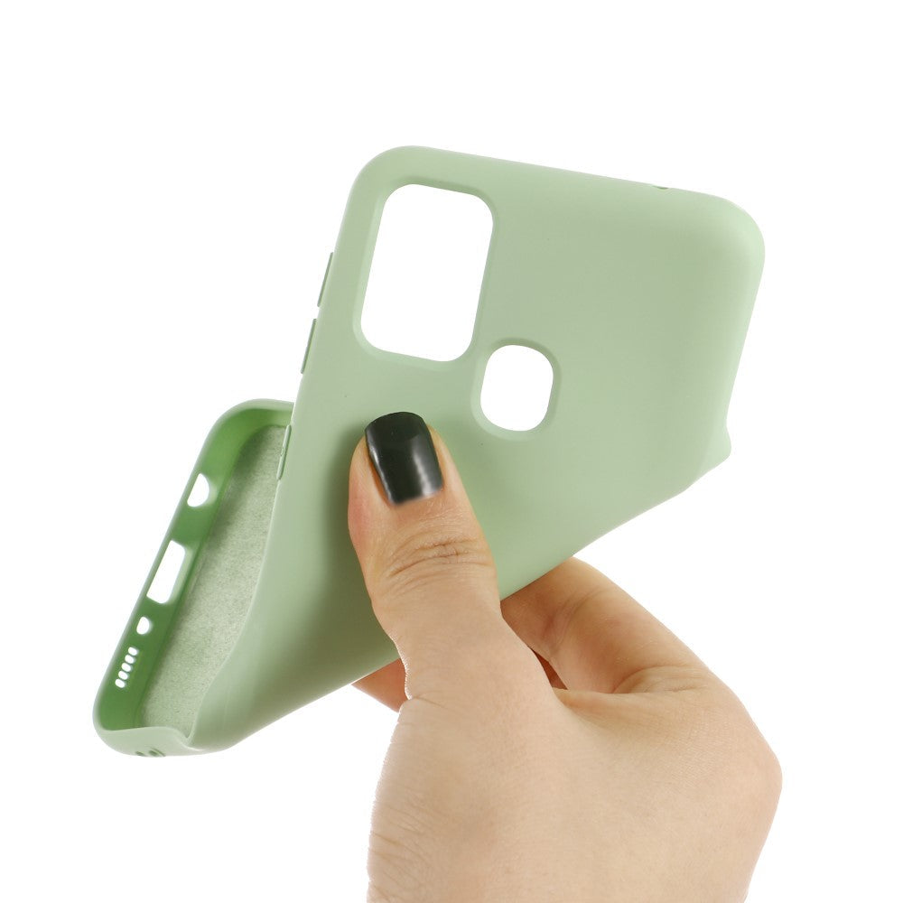 Liquid Silicone Shell Case for Samsung Galaxy M31 - Green