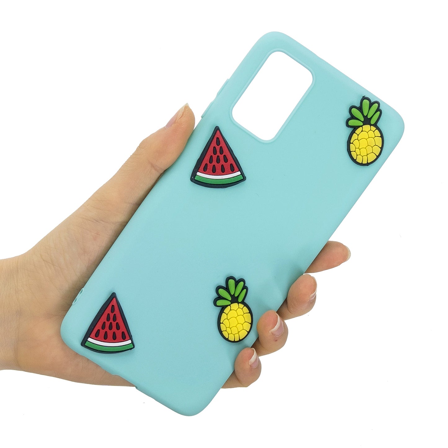3D Cartoon Pattern Soft TPU Cell Phone Case for Samsung Galaxy S20 Plus/S20 Plus 5G - Watermelon/Pineapple